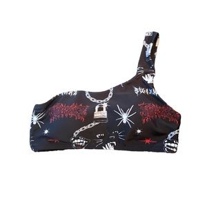 One strap emo swimsuit